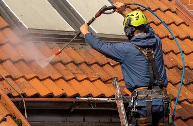 Démoussage et hydrofuge de toiture à Cardesse